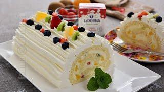 Fruit Diplomat roulade | JamilaCuisine