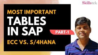 Most Important SAP Tables in S4 HANA Finance & ECC FICO | What SAP Tables Used For?