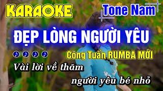 Đẹp Lòng Người Yêu Karaoke Tone Nam Nhạc Sống Công Tuấn Bolero RUMBA MỚI NHẤT - Minh Đức Karaoke