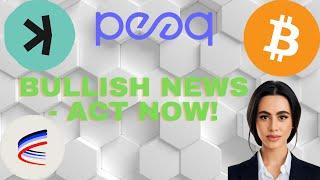 Bullish News  -  Must-Hold Altcoins for 2025: Get Ready for Massive Gains! (KAS, AERO, PEAQ)