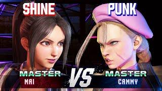 SF6 ▰ SHINE (Mai) vs PUNK (Cammy) ▰ High Level Gameplay