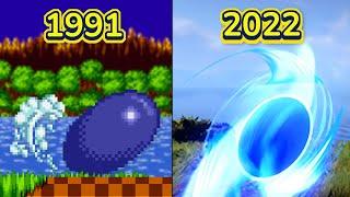 The Evolution of Sonic's Spindash in Sonic Games (1991 - 2022)