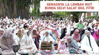 Gaya Selvi & La Lembah Salat Idul Fitri, Tas Gedenya Bikin Gagal Fokus