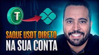 Como sacar USDT direto para conta bancária via PIX