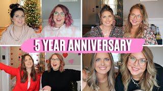 5 Year Anniversary of Our Time of the Month || Bloopers