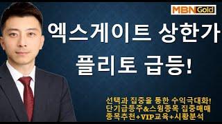 [수익극대화 포트전략 이창원] 엑스게이트 상한가 플리토 급등!