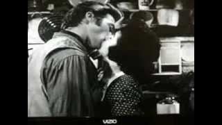 Linda Cristal and Clint Eastwood kiss!