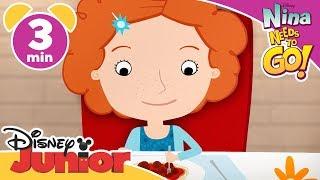 Nina Needs to Go | To a Fancy Restaurant | Disney Junior UK