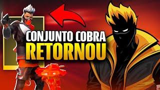  FREE FIRE AO VIVO  SKIN DO COBRA DE VOLTA! - BLACKN444 FREE FIRE | LIVE ON