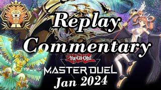 *MASTER TIER 1* Harpie Tri-Brigade Replays w/ Commentary - Yu-Gi-Oh! Master Duel February 2024
