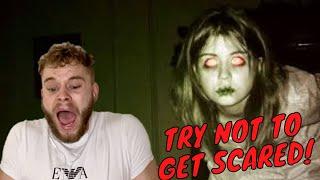 TRY NOT TO GET SCARED CHALLENGE | MASSIVE FAIL | LAINEY AND BEN