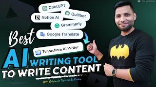 Best Free AI Writing Tools | How to Using AI to Write Content - Tenorshare AI Writer 2024