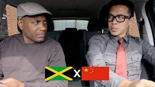 Jamaican gives funny chinese man a driving exam