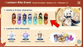 MORE UPCOMING REWARDS & PRIMOGEMS In Version 5.3!! BEST LANTERN RITE FESTIVAL RERUN - Genshin Impact