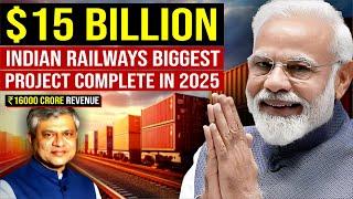 Modi Completed Indian Railways BIGGEST project DFC in 10 Years | Upcoming Dedicated Freight Corridor