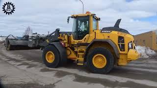 Volvo L60H in Spring time Sweeping / Vårsopning