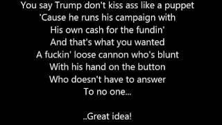 Eminem - Campaign Speech Lyrics (New 2016) (Trump Diss)