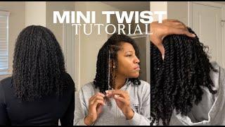 HOW TO Retain Length and reach your Natural Hair Goals in 2025 | MINI TWIST Routine | Tutorial