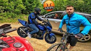 ROAD TRIP cu ATV-ul SINGUR prin PADURE și SOSEA (60kmdistanta)