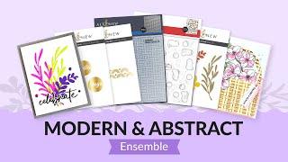 Create Trendy Crafting Projects with Modern & Abstract Ensemble