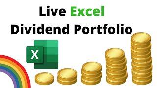 How to Build a Live Dividend Stock Portfolio with Microsoft Excel | Tutorial 
