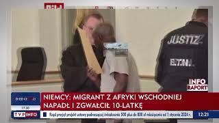 Imigrant z Afryki Wschodniej Yannick K. zgwałcił 10-letnią dziewczynkę w niemieckim Brunszwiku