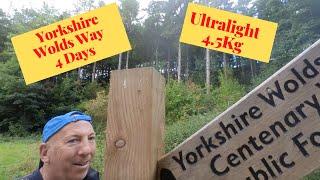 Yorkshire Wolds Way - 4 Days Ultralight Hiking 4.5kg