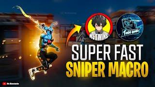 @nstwinsff  + @TondeGamer  Super Fast Sniper Macro revealed For Bluestacks + Logitech Mouse