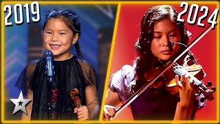 All Grown Up! Adorable Young Violinist RETURNS to Got Talent!