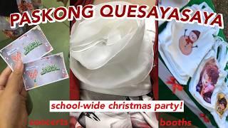 PASKONG QUESAYASAYA! concert, games, school-wide christmas party | vlogmas day 13