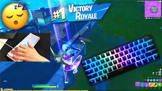 [1 HOUR] SleepyLoFi Mechanical Keyboard & Mouse Sounds ASMR Fortnite Gameplay