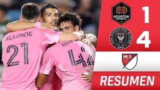 Con GOLAZO de LUIS SUÁREZ a lo MESSI, INTER MIAMI GOLEÓ a Houston Dynamo. Doblete de SEGOVIA | MLS