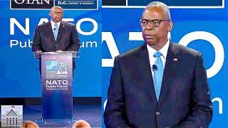 Lloyd Austin's POWERFUL Speech at NATO Summit - 75 Years Strong