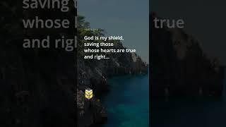 Bible Verses - Psalm 7:10 (new living translation) #biblevision #bible