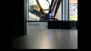 SeeMeCnc Rostock Max V3 printing a thing