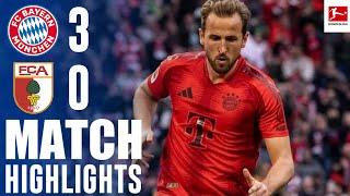 Bayern vs Augsburg (3-0) | Football Highlights | BundesLiga 23/11/2024