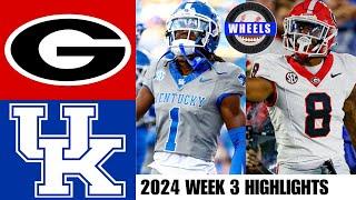 #1 Georgia vs Kentucky | Full Game Highlights | 2024 College Football Highlights