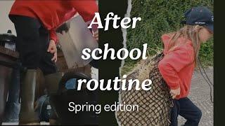 After school routine ( spring edition) 