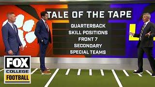 Tale of the Tape for the college football championship | CFB ON FOX