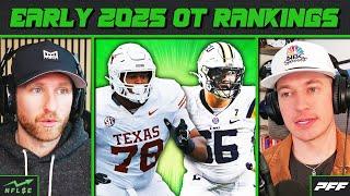 Early OT Rankings for 2025 NFL Draft | NFL Stock Exchange