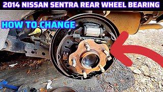 How to change rear wheel bearing on Nissan Sentra