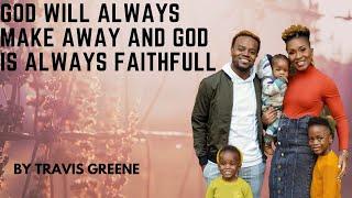 Travis Greene Shares how God moved in his family's life (live Music)