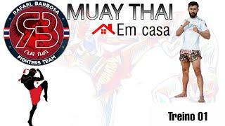 Treino de Muay Thai em casa