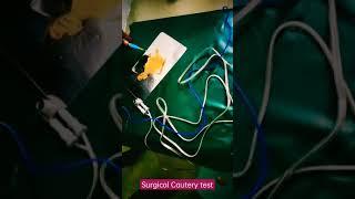 surgical cautery test | how to operate cautery machine | cautery machine demonstration | jk gangwar