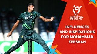 Influences and Inspirations for Mohammad Zeeshan | U19 CWC 2024