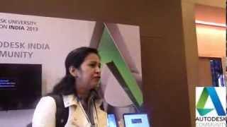 Autodesk University Extension India 2013 - Community Member Interview