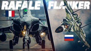 This one was not easy.... Rafale Vs Su-27 Flanker DOGFIGHT | Digital Combat Simulator | DCS |
