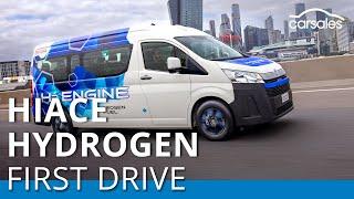 2024 Toyota Hydrogen HiAce Prototype Review | H2-fueled turbo V6 van drives a lot like a HiAce