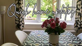 Quick home updates during a busy week!