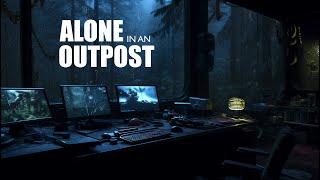 Dark Forest [ALONE in an Outpost] Ambient Sleep Focus 4K